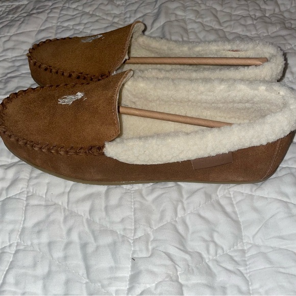 NWT POLO Ralph Lauren’s moccasin slippers women’s size 8 - Picture 6 of 6
